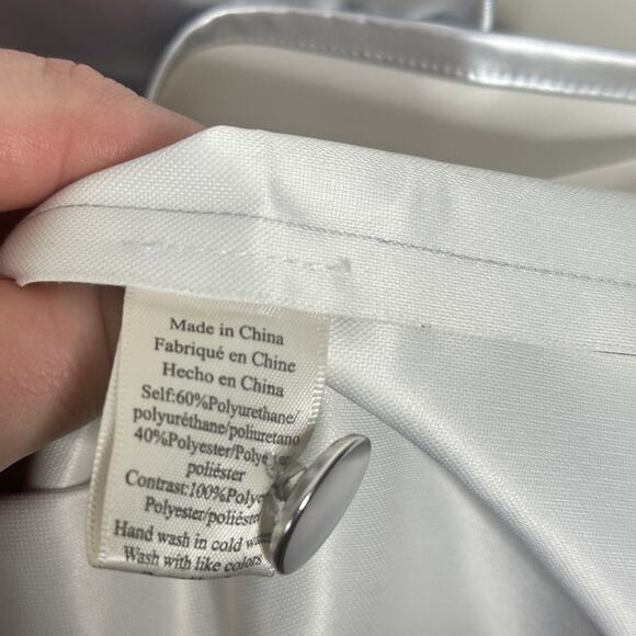 Anthropologie Silver Pencil Skirt - Picture 6 of 6